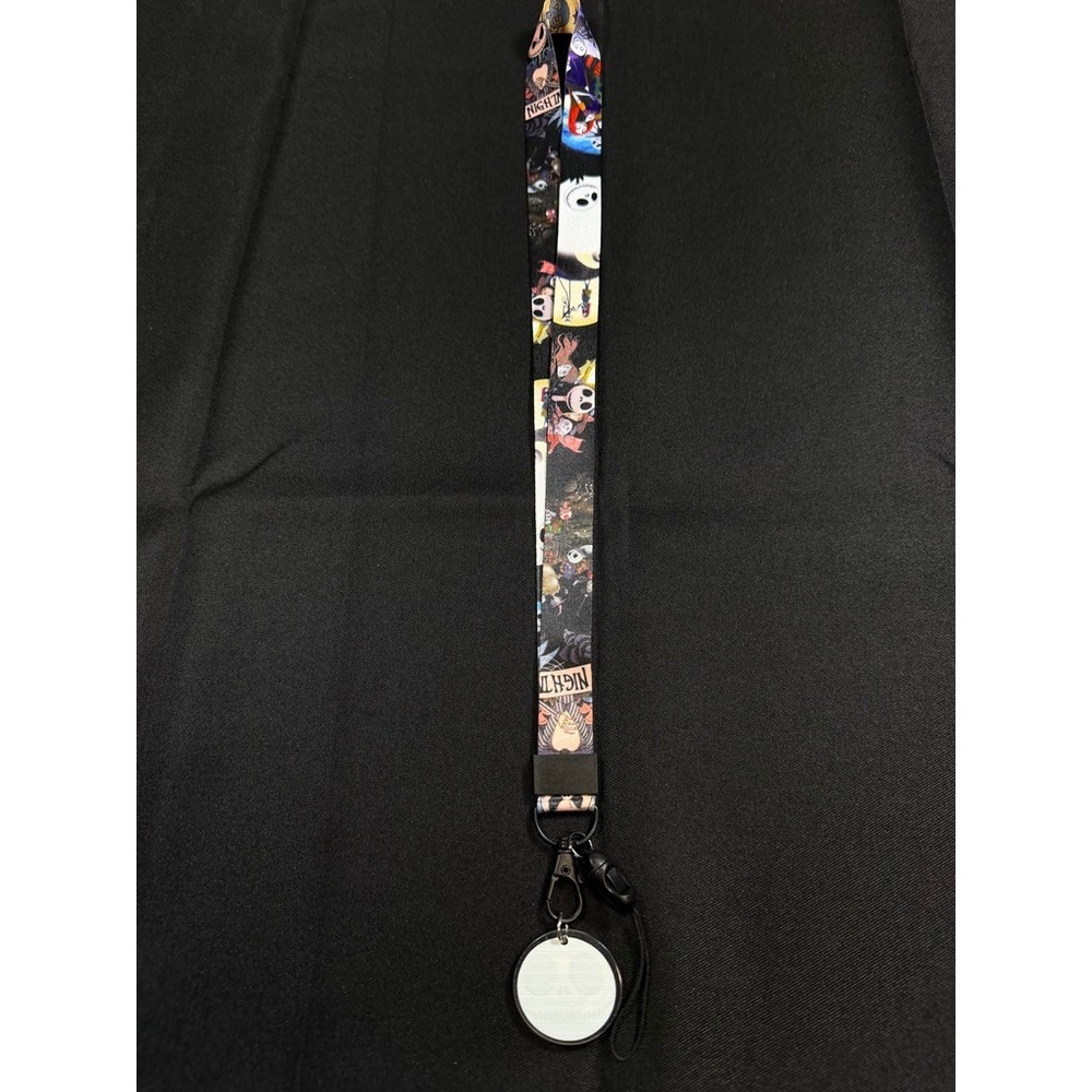 Disney Nightmare Before Christmas Lanyard Jack Skellington Sally ID Badge Holder - Picture 5 of 6
